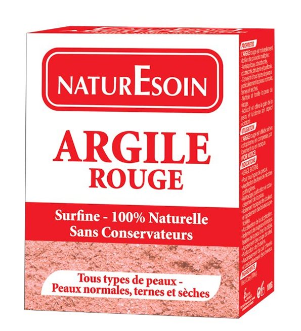 NaturEsoin Argile Rouge – 100 G NaturEsoin Argile Rouge – 100 G