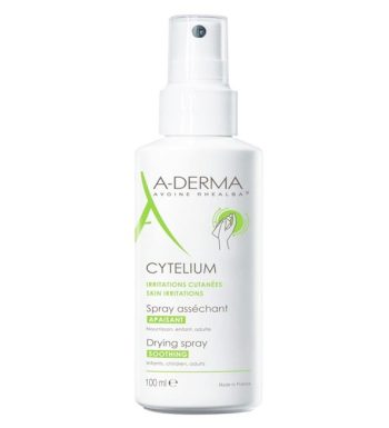 A-DERMA — CYTELIUM SPRAY ASSÉCHANT APAISANT — Spray asséchant — CYTELIUM 100 ml