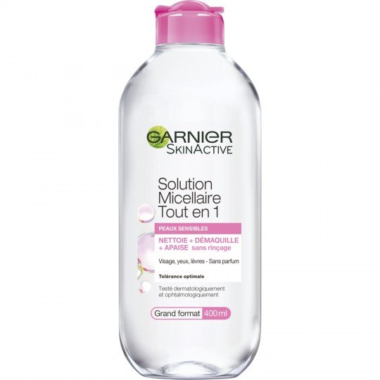 Garnier SkinActive – Eau micellaire peaux sensibles – 400ml Garnier SkinActive – Eau micellaire peaux sensibles – 400ml
