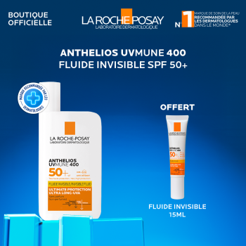 La Roche Posay Anthelios Fluide UVMUNE 400 Invisible spf50+ 50ml+ Miniature de 15ml