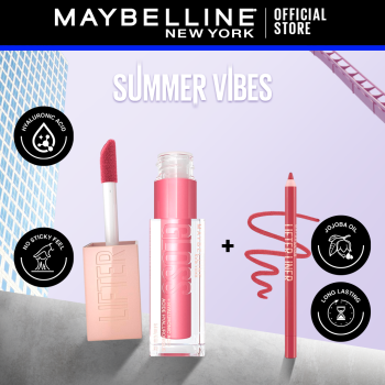 Maybelline Lifter Gloss 005 Petal 5.4ml + Lifter Liner 009 Peaking Pack