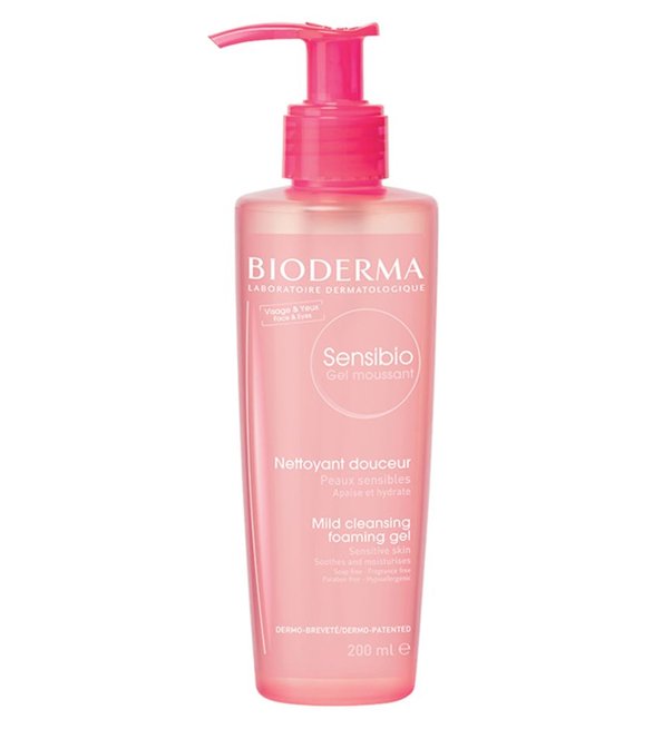 Bioderma – Sensibio Gel Moussant Nettoyant Douceur – 200 ml Bioderma – Sensibio Gel Moussant Nettoyant Douceur – 200 ml