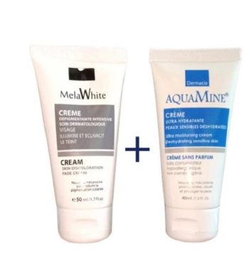 Dermacia Melawhite Crème Dépigmentante Intensive – 40 ml + Aquamine Offerte