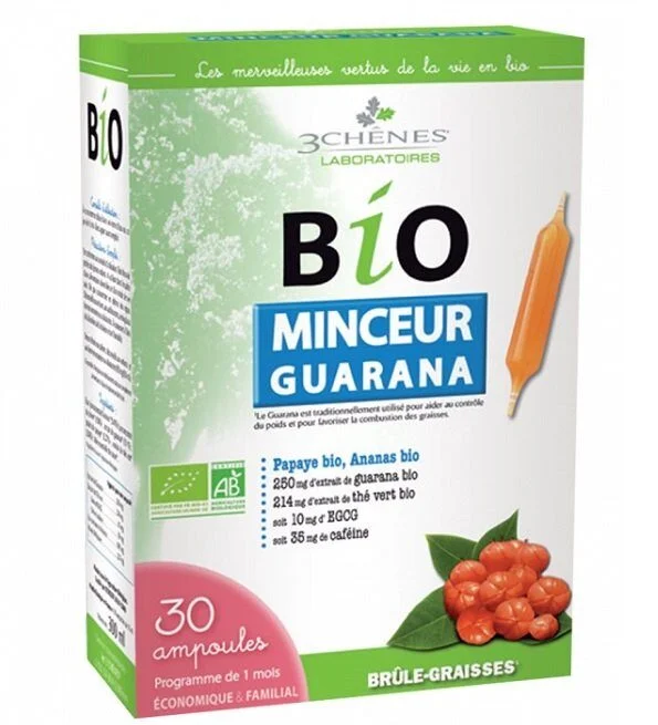 3Chenes Minceur Guarana 30Ampoules*10ml