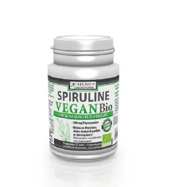 3Chenes Spiruline Vegan Bio 60 Comprimés