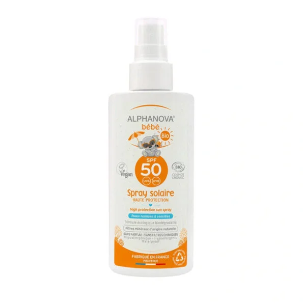 Alphanova Spray Solaire Bebe Spf50 125g