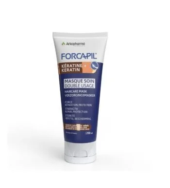 Forcapil Kératine Masque Soin Double Usage 200ml