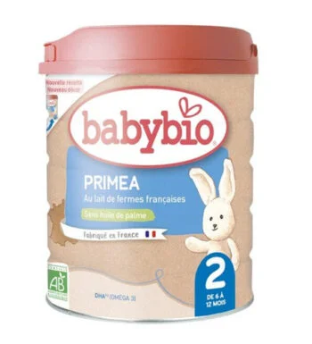 BABYBIO Lait 2ème âge Boîtes Lait infantile Primea 2 Croissance dès 6 mois 800G