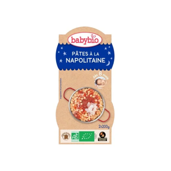BABYBIO BOL BONNE NUIT PATES NAPOLITAINES 2 x 200G