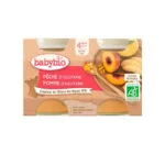BABYBIO PETIT POT PECHE 2 x 130G
