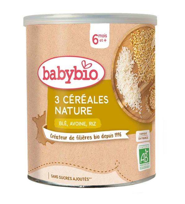 BABYBIO CEREALES 3 FRUITS 220G