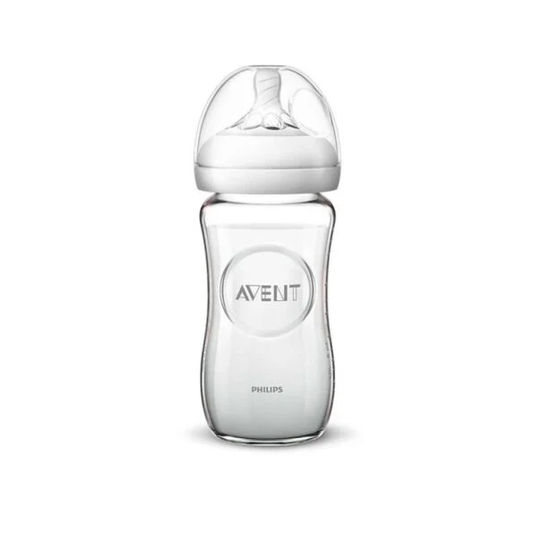 AVENT BIBERON NATURAL EN VERRE 240 ML SCF053/17