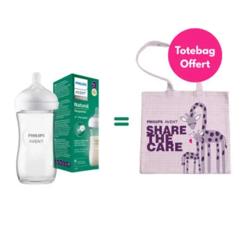 AVENT BIBERON NATURAL EN VERRE 3.0 TEAT 1M+ 260ML SCY933/01
