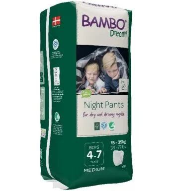 Bambo Dreamy Pants Night Boys 4-7 years 15-35kg/10un
