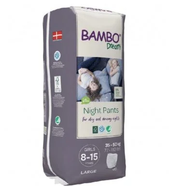 Bambo Dreamy Pants Night Girl 8-15 years 35-50kg/10un