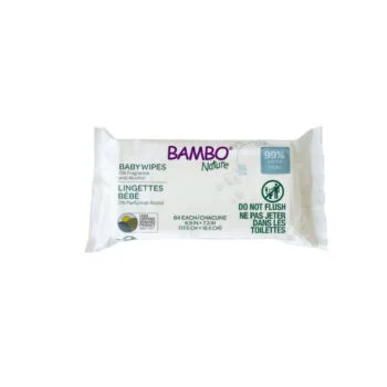 Bambo Nature Lingettes Nature 64 Pieces