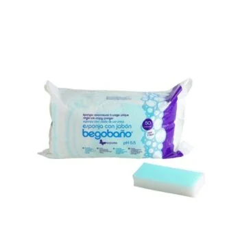 Begobano eponge savonneuse 7.5*12 cm 50 unites