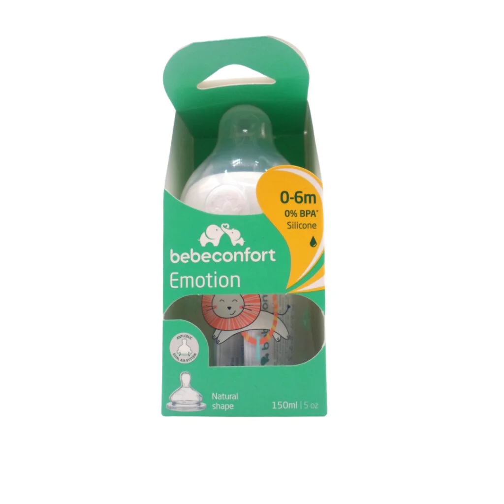 BB-Conf-bib-pp-emotion-petit-chat-blanc-0-6m-150ml-1.jpg Bebe Confort Bibron PP Emotion Petit Chat Blanc 0-6m 150ml