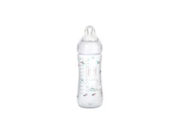 Bébé Conf Biberon Émotion PP Blanc 6-24m 360ml