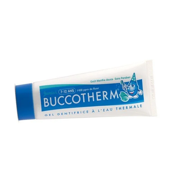 Junior-menthe-visuel-PF-800x800-1-1.jpg Buccotherm DENTIFRICE JUNIOR 7-12 ANS MENTHE DOUCE 50ml