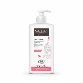 Cattier Lait Corps Beurre De Karite Geranium 500ml