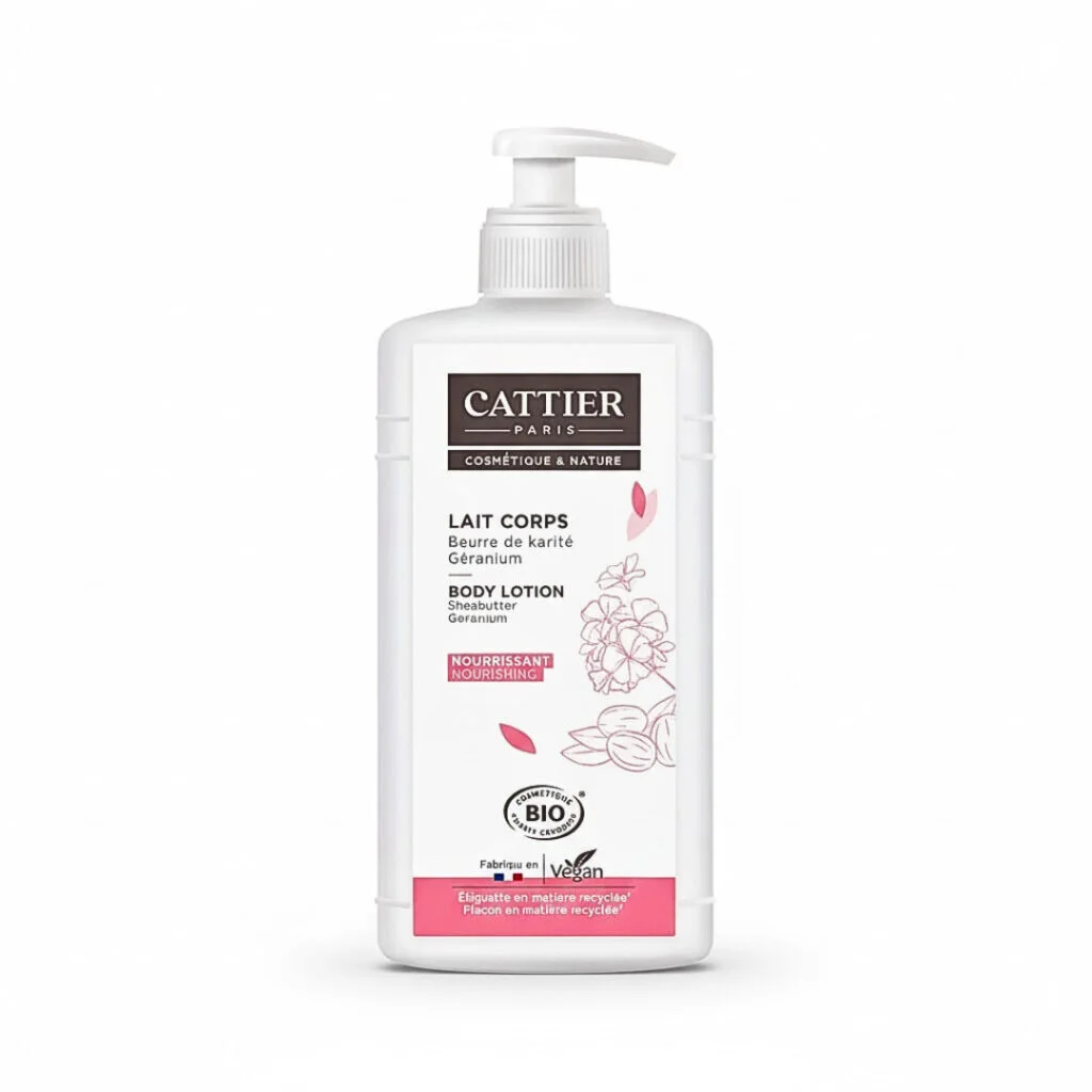 Cattier-Lait-Corps-Beurre-De-Karite-Geranium-500ml.jpg Cattier Lait Corps Beurre De Karite Geranium 500ml