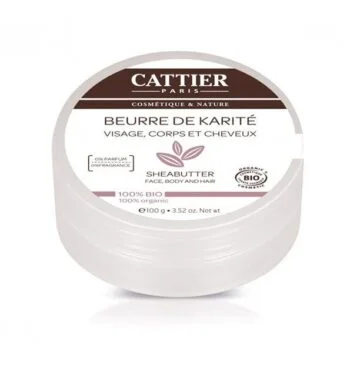 Cattier Beurre de karite Nature 100g