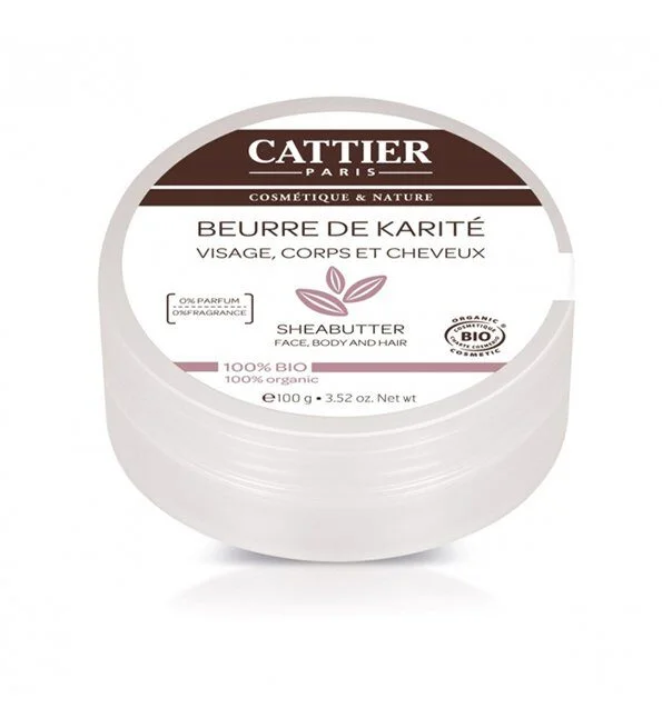 Cattier Beurre de karite Nature 100g