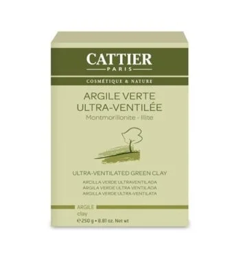 Cattier Argile Verte Ultra-Ventilee 250g