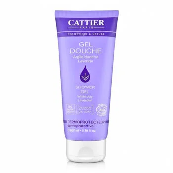 Cattier Gel Douche Argile Blanche Lavande 200ml