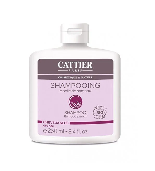 Cattier Shampooing moelle de bambou Cheveux Secs 250ml