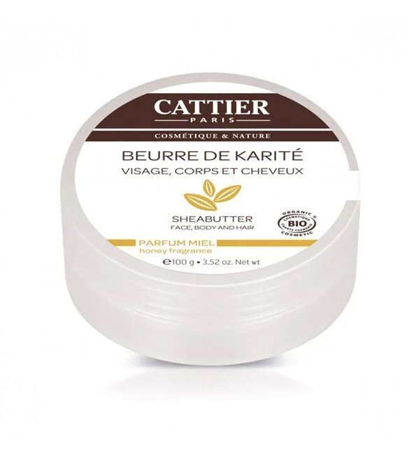 Cattier Beurre de karite Miel 100g