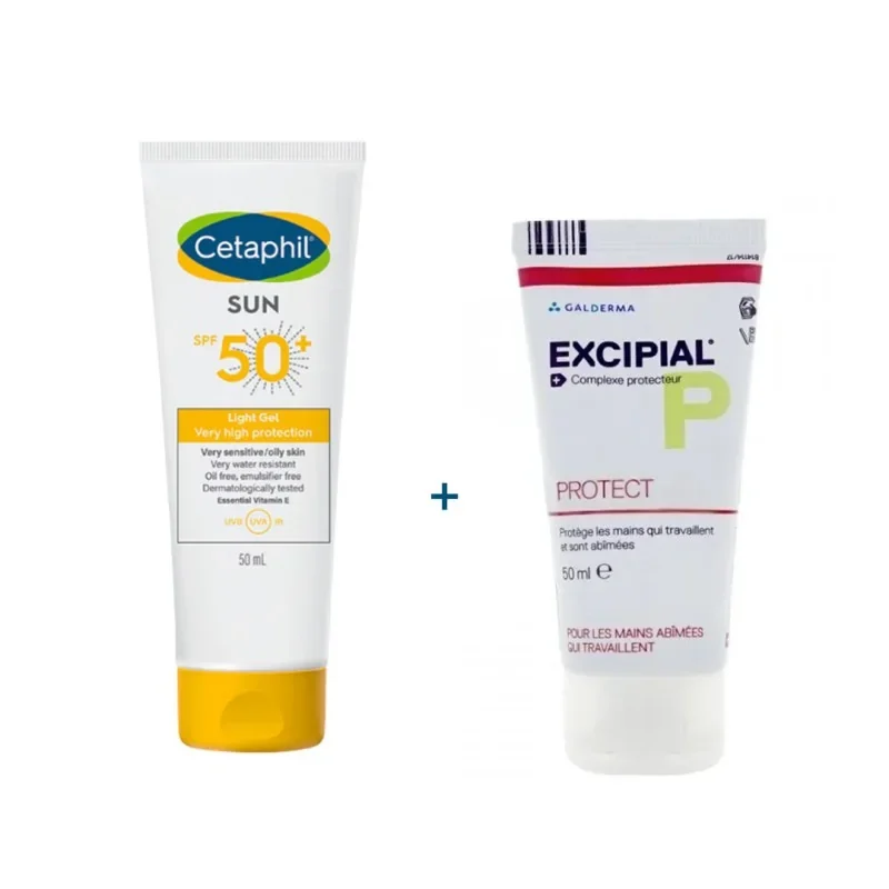 cetaphil-sun-lotion-spf50-100ml-excipial-protect-offert-PACK-1.webp Cetaphil Sun Light gel spf50+ 100ml = Excipial Repair Offert