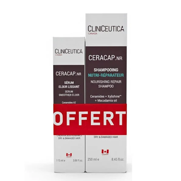 Cliniceutica Ceracap Shampoing Nutri-Reparateur+Serum Elixir Pack