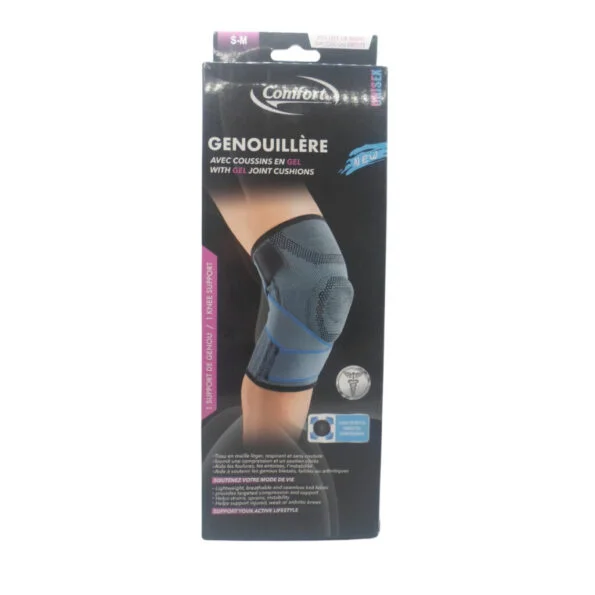 Comfort Genouillere Starpping Noir Small – Medium