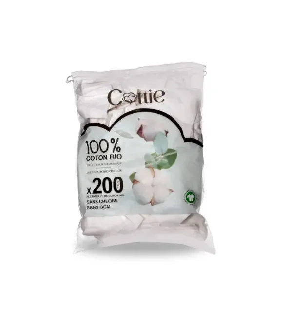Cottie Coton Pads Bio 200 Unités