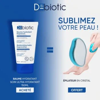 D-BIOTIC Baume Hydratant Régénérant 150 ml = Epilateur en Cristal OFFERT