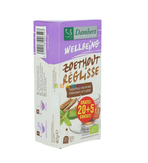 Damhert Tisane Reglisse 20 Sachets