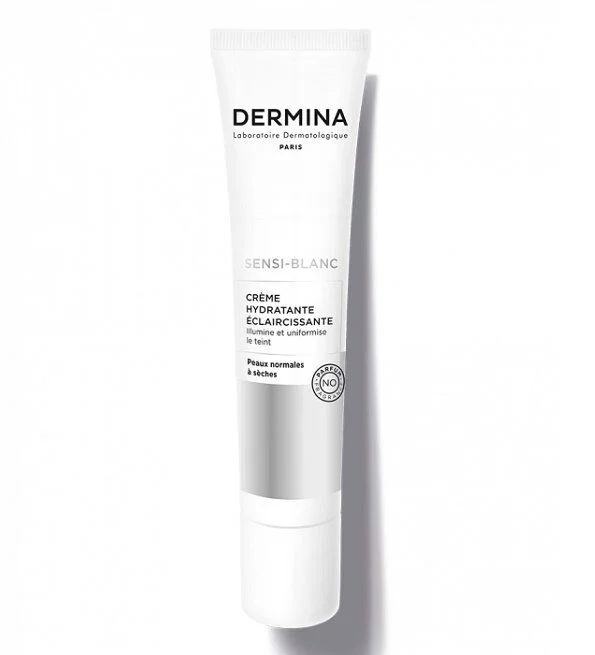 DERMINA SENSI-BLANC CREME HYDRATANTE ECLAIRCISSANTE PEAUX NORMALES A SECHES 40ML