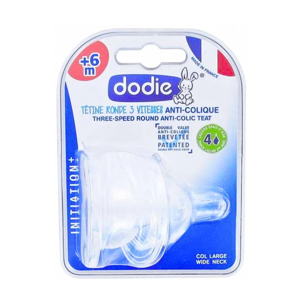 Dodie-2-Tetines-Ini-Anti-colic-D4-6m-liquide-epaise-2Age.jpg Dodie 2 Tetines Ini+ Anti-Colic D4 +6m Liquide Epaise 2Age