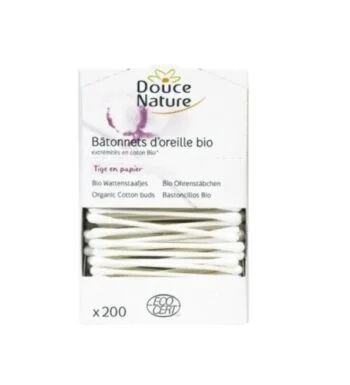 DOUCE NATURE BATONNETS D’OREILLE 200 UNITES