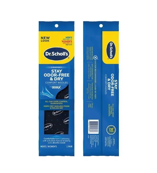 Dr.scholl’s Comfort Stay Odor-Free & Dry Insole Unisex