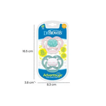 Dr Brown’s 2 Sucette Advantage Avions Rose 6-18m
