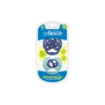 Dr Brown’s 2 Sucette Advantage Blue & Vert 0-6m