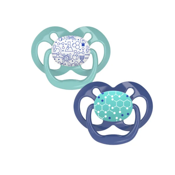 Dr Brown’s 2 Sucette Advantage Chimie Bleu 6-18m