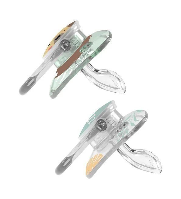 Dr. Brown’s Sucette Phase 2 Têtes d’Animaux, Pack de 2 (0-6 Mois)