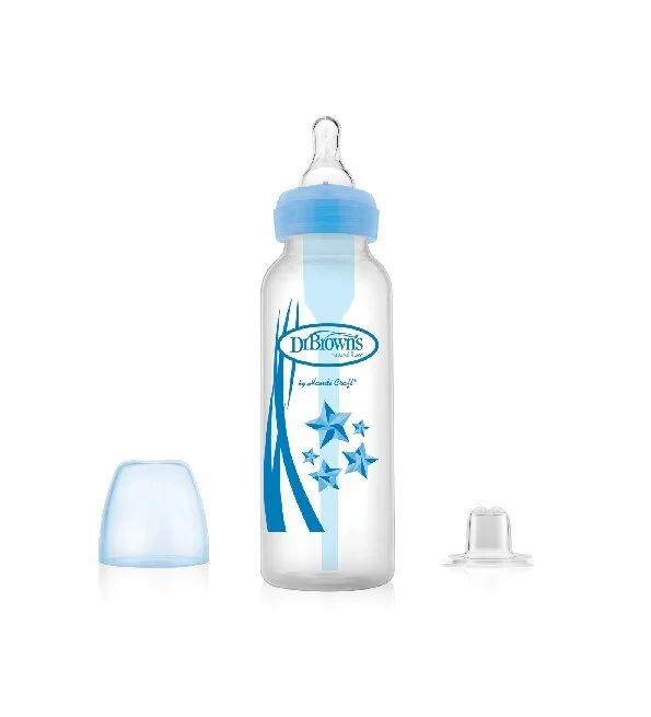 Dr browns Biberon Cole Etroit Bleu 250ml SB8192