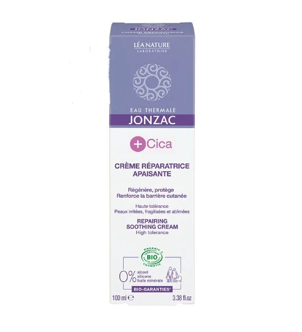EAU THERMALE JONZAC +CICA CRÈME RÉPARATRICE APAISANTE 100ml