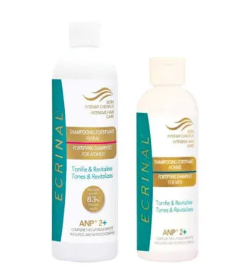 Ecrinal Shampooing Femme 400ml+Shampooing Fortifiant Homme 200ml Pack