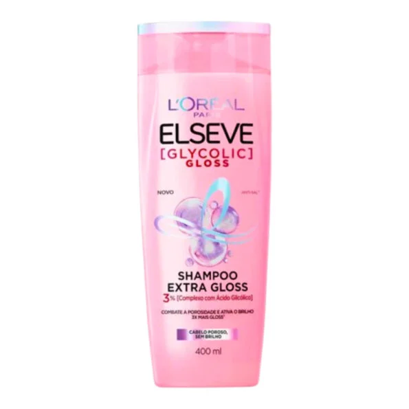 Elseve Glycolic Gloss Shampoing 400ml